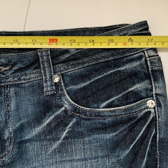 L.A. Idol Embellished Women’s Jeans Size 13. W35 L31,5 - Picture 5 of 11